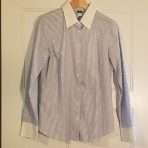 Jcrew pinstripe button down shirt